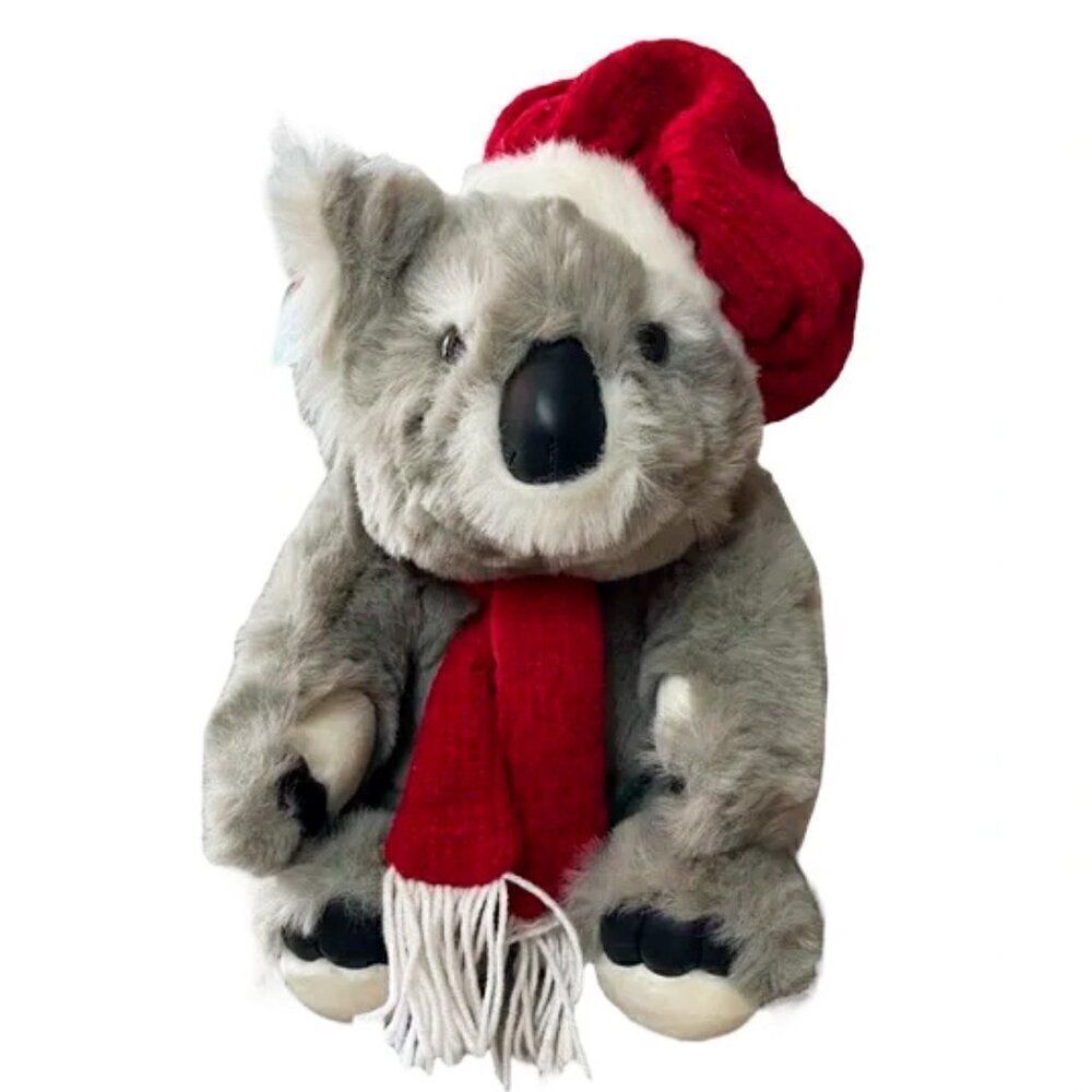 NWT Rare 1999 Kids of America 13" Koala With Scarf & Hat Stuffed Animal